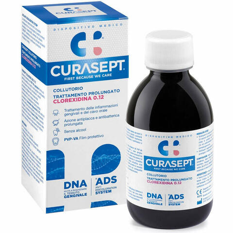 Curasept collutorio 0,12 ads + dna 200ml