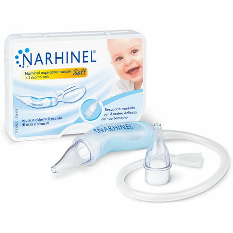 Narhinel Aspiratore Nasale Soft + 2 Ricambi - 0+