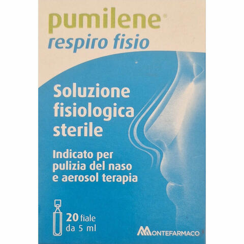 Pumilene Respiro Fisio - Soluzione Fisiologica 20 fl da 5 ml