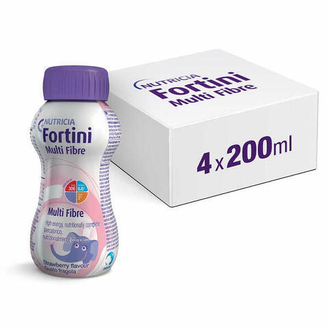 Fortini multi fibre gusto fragola 200 ml