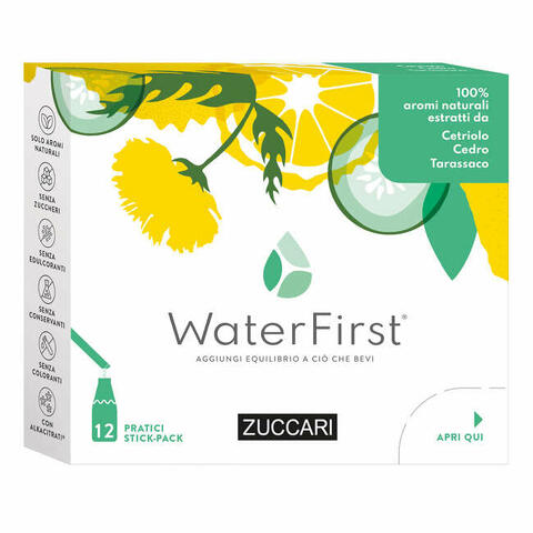 Water first cetriolo-cedro-tarassaco 12 stick pack