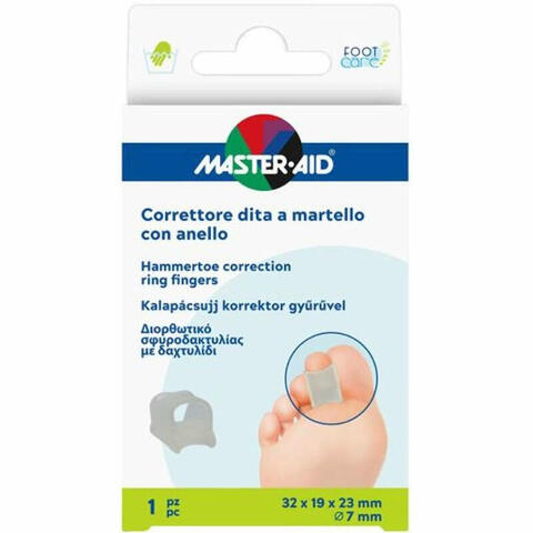 Correttore dita a martello master-aid footcare con anello 1 pezzo c14