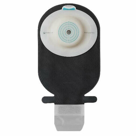 Sacca ileostomia  convex soft rivestimento nero apertura ispezionabile maxi foro ritagliabile 10-50 10 pezzi