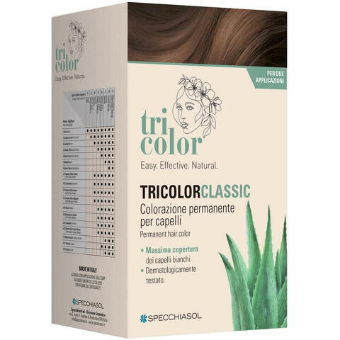 Classic 6 biondo scuro 2 tubi 50 ml + 2 shaker 50 ml + 4 bustine 8 ml