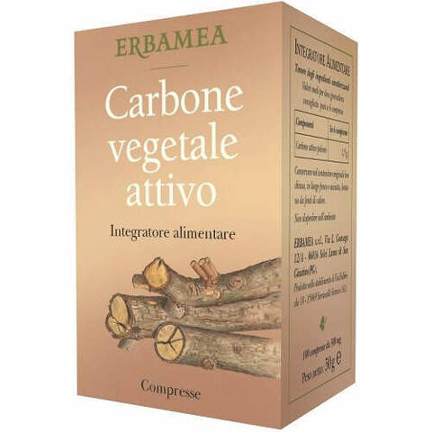 Carbone vegetale attivo 100 capsule