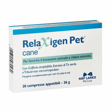 Relaxigen pet cane blister 20 compresse appetibili