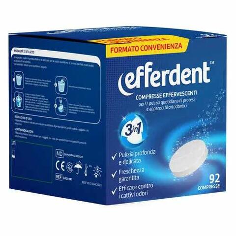 Efferdent Compresse Effervescenti - 92 Compresse