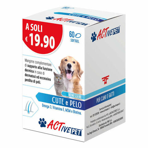 Active pet benessere  60 softgel