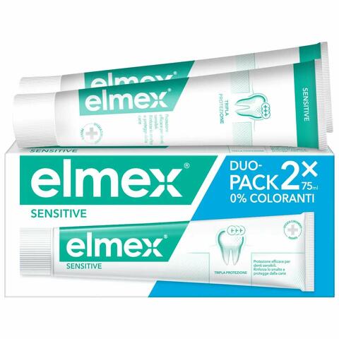 Elmex Sensitive Dentifricio Bipack 2x75 ml