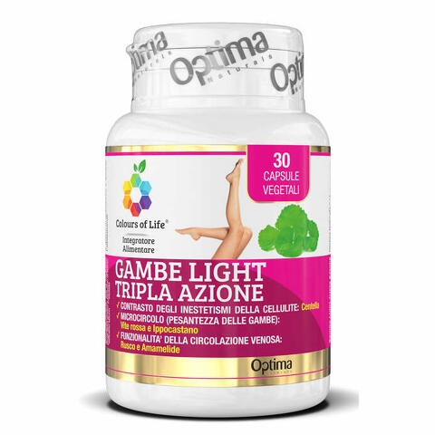 Gambe light tripla azione 30 capsule vegetali 850 mg