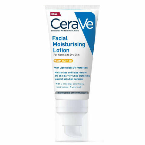 Cerave crema viso idratante spf50 50ml