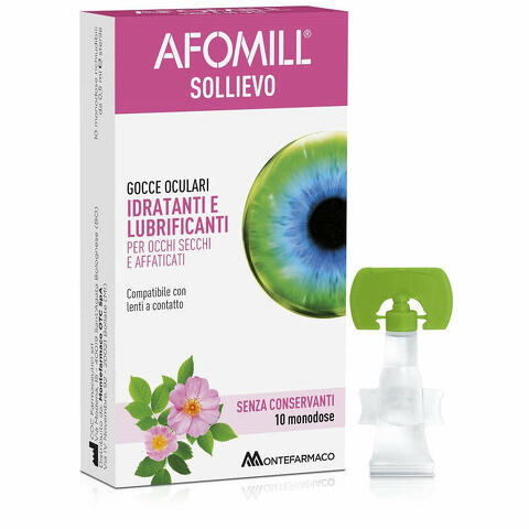 Afomill sollievo gocce oculari occhi 10 fiale da 0,5ml