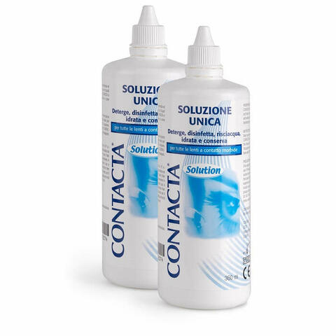 Soluzione per lenti a contatto contacta 2 pezzi 360ml