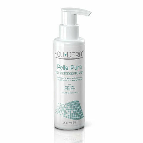 Youderm pelle pura gel detergente viso 200ml