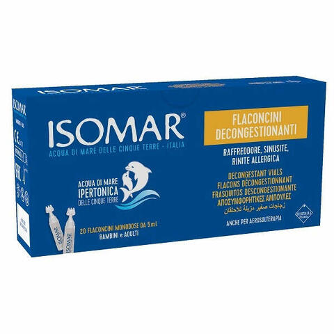 Isomar flaconcini decongestionanti soluzione ipertonica 20 flaconcini 5ml