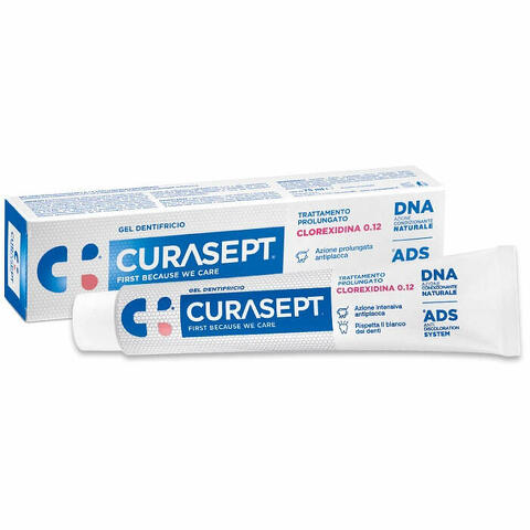 Curasept dentifricio 0,12 75ml ads+dna