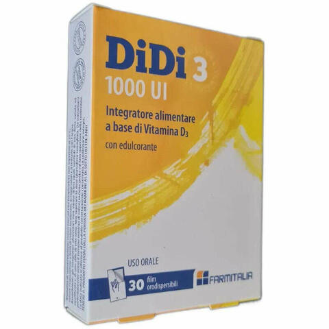 Didi3 1000 ui 30 film orodispersibili