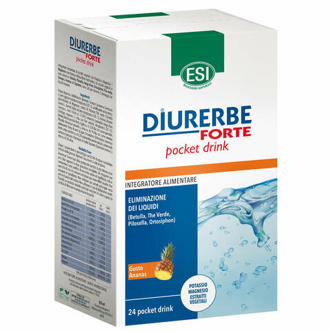 Esi diurerbe forte pocket drink ananas 24 x 20ml