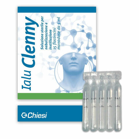 Ialu clenny 15 flaconcini 5ml soluzione sterile per nebulizzazione e instillazione con acido ialuronico