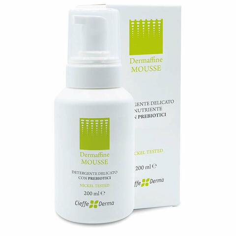 Dermaffine mousse detergente delicato e nutriente con prebiotici 200ml