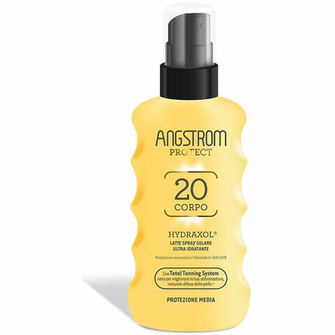 Angstrom protect hydraxol latte spray solare protezione 20 175ml