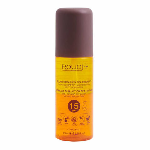 Rougj suntech spf15 bifasico intensificatore abbronzatura 100ml