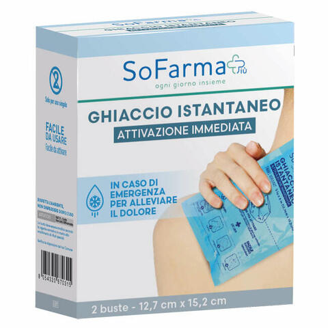 Ghiaccio istantaneo 2 pezzi sofarmapiu'