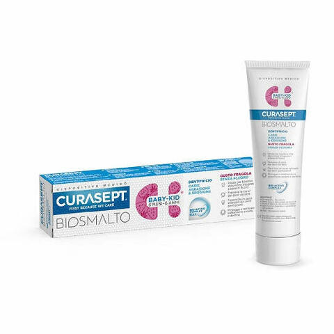 Curasept biosmalto baby kid senza fluoro 50ml