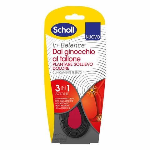 Plantare sollievo dolore da ginocchio a tallone scholl in balance everyday m