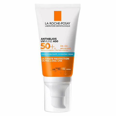 Anthelios uvmune crema idratante spf50+ senza profumo 50ml