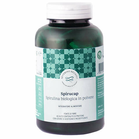 Spirucap spirulina biologica in polvere 180 capsule