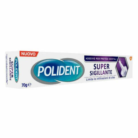 Polident super tenuta+sigillante adesivo protesi dentale 70 g