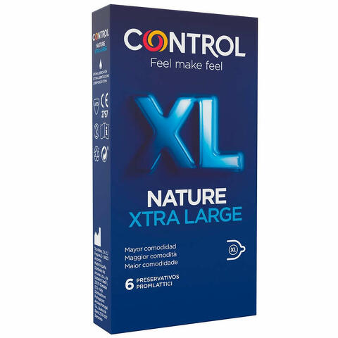 Profilattico control nature 2,0 xl 6 pezzi