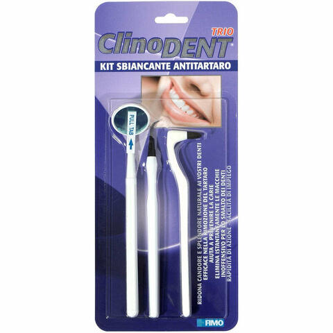 Clinodent trio sbiancante anti tartaro