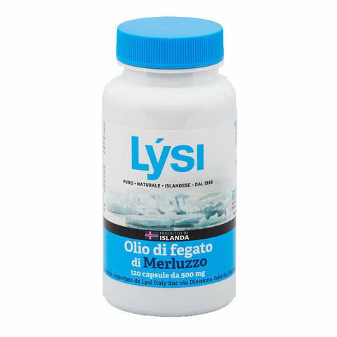 Lysi olio fegato merluzzo 120 capsule