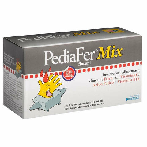 Pediafer mix 10 flaconi da 10ml