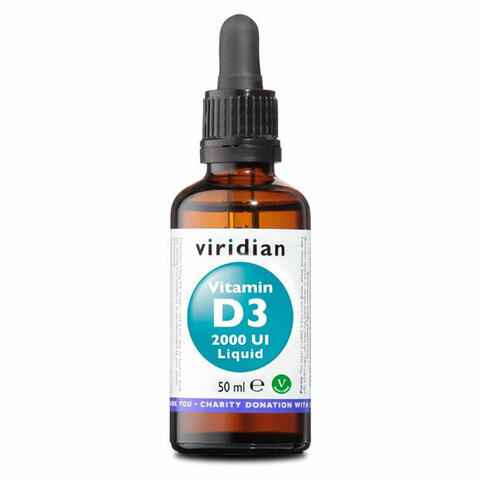 Viridian vitamin d3 2000ui liquid 50ml