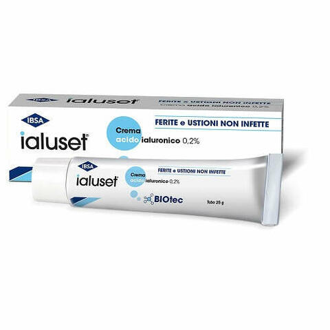 Ialuset crema ferite e ustioni non infette 25 g