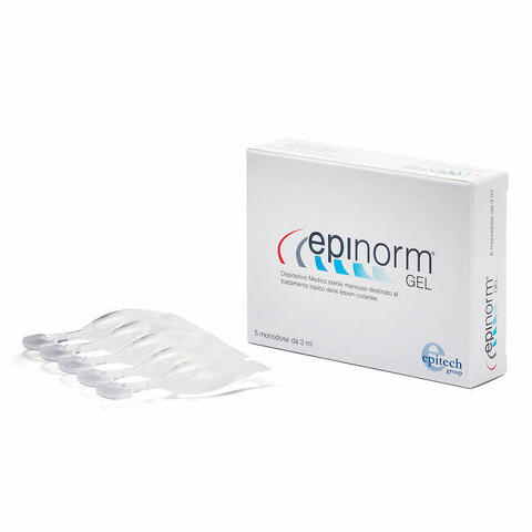 Epinorm gel trattamento lesioni cutanee da episiotomia 5 monodose 3ml