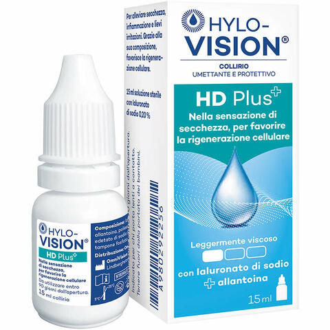 Hylovision hd plus collirio umettante e protettivo 15ml