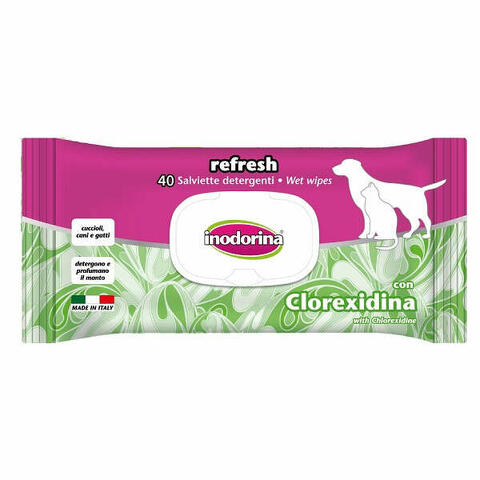 Salviette clorexidina inodorina 40 pezzi