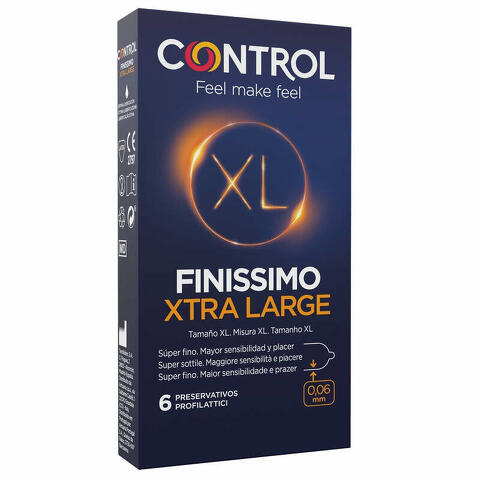 Control finissimo xtra large 6 pezzi