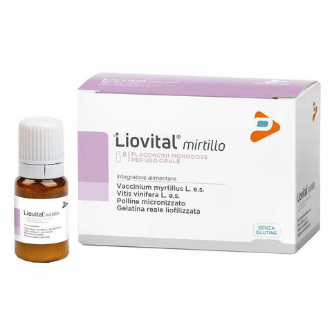 Liovital mirtillo 8 flaconcini 10ml