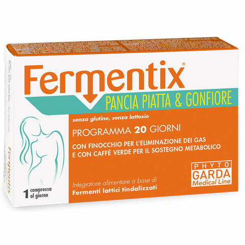 Fermentix pancia piatta e gonfiore 20 compresse