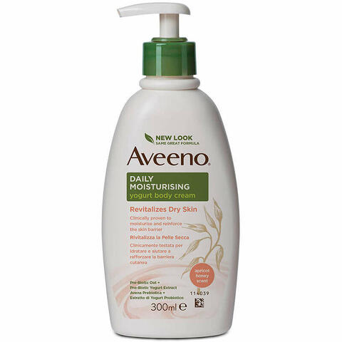 Aveeno crema corpo yogurt albicocca&miele 300ml