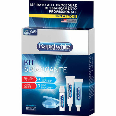 Rapid white kit bite dentale sbiancante