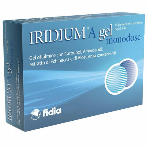 Iridium a gel oftalmico monodose 15 contenitori da 0,50ml