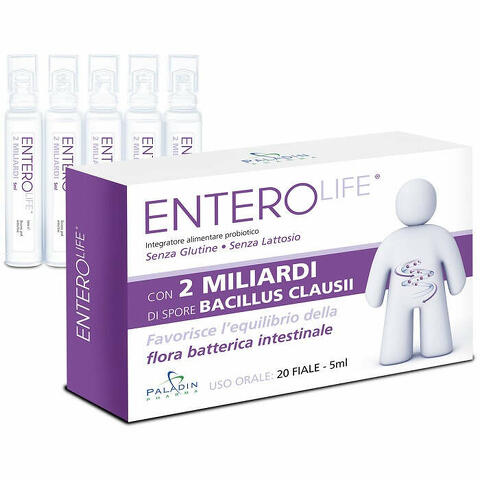 Enterolife 2 miliardi 20 fiale da 5ml