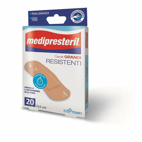 Cerotti assortiti medipresteril resistenti 40 pezzi