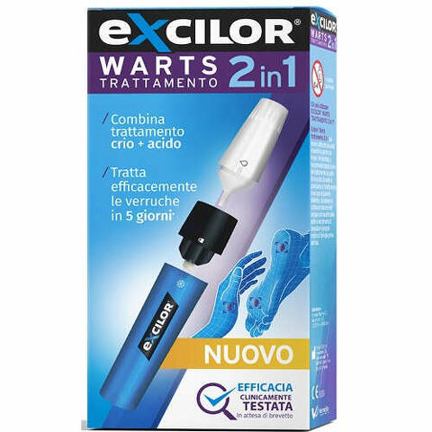 Excilor warts trattamento 2 in 1